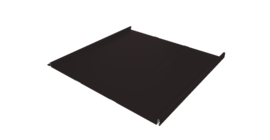 Фальц двойной стоячий Line Grand Line 0,45 Drap с пленкой на замках RAL 9005 черный