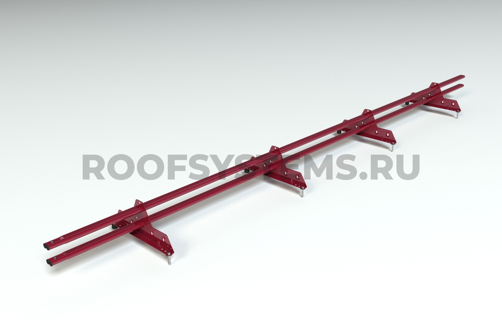 Снегозадержатель ELITE 40*20 овальный универсальный NEXT RAL 3005 (красное вино)