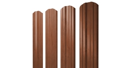 Штакетник Twin фигурный 0.45 Print Elite Rowan TwinColor