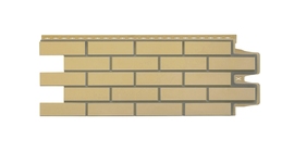 Фасадная панель GL Клинкерный кирпич Design песочный со швом RAL 7006