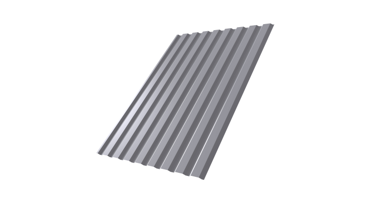 Профнастил С20А 0,45 Drap RAL 7004 сигнальный серый