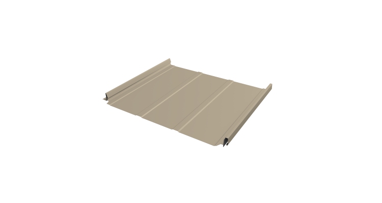 Кликфальц Pro Line Grand Line 0,5 Satin с пленкой на замках RAL 1015 светлая слоновая кость