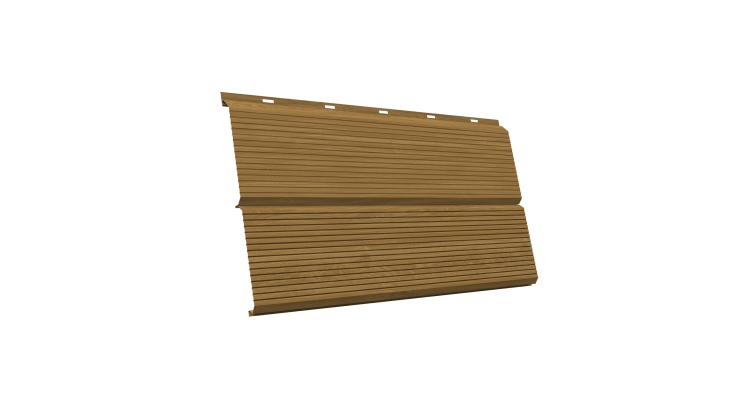 ЭкоБрус 0,345 Gofr 0.45 Print Elite с пленкой Honey Wood TwinColor