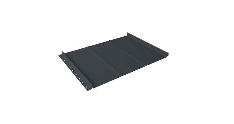 Кликфальц Line Grand Line 0.5 PurPro с пленкой на замках RAL 7024 мокрый асфальт