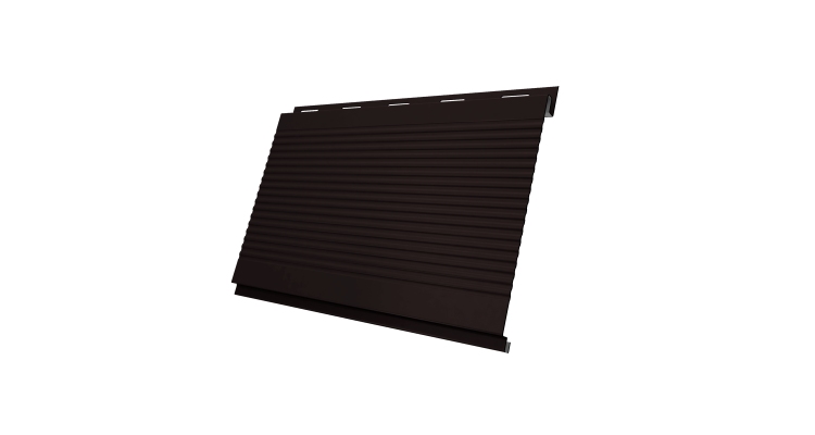 Вертикаль 0,2 prof 0,5 Satin Matt с пленкой RAL 9005 черный