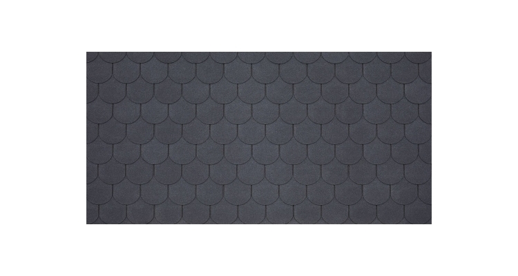 Черепица гибкая Tegola Assisi ardesia 468 (темно-серый)