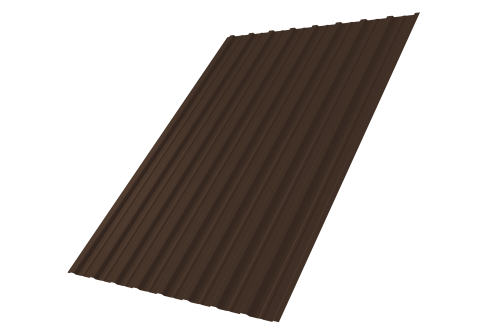 Профнастил С10A 0,5 PurPro RAL 8017 шоколад