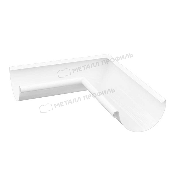 Угол желоба внутренний Металл Профиль GS lite D125х90 градусов RAL 9003