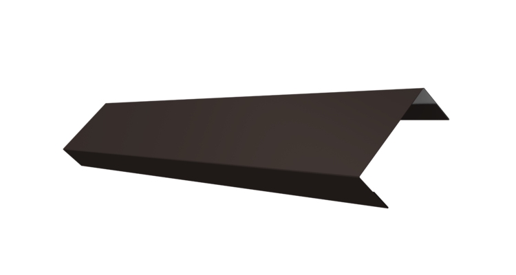 Ламель обратная 50 забора жалюзи Texas 0.45 Drap-double TX RR 32 темно-коричневый