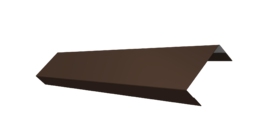 Ламель обратная 50 забора жалюзи Texas 0.5 Atlas X с пленкой RAL 8017 шоколад