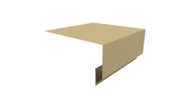 Планка околооконная сложная Экобрус Grand Line 250х75х25 0,45 PE с пленкой RAL 1014 слоновая кость (3м)