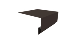 Планка околооконная сложная Экобрус Grand Line 250х75х25 0,5 Drap TX RR 32 темно-коричневый (2м)