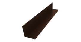Угол внутренний 50х50 0,45 Drap TX RAL 8017 шоколад (2м)
