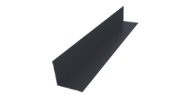 Угол внутренний 50х50 0,45 Drap TwinColor RAL 7024 мокрый асфальт (3м)