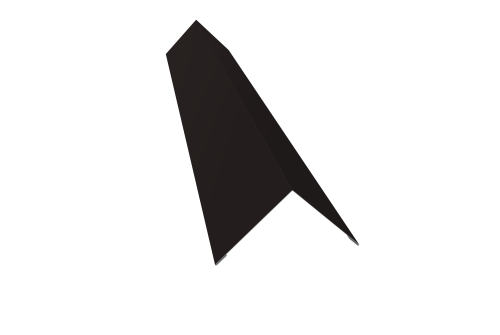 Угол внешний 110х110 0,5 Satin Matt RAL 9005 черный (3м)