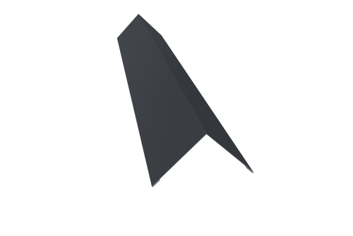 Угол внешний 110x110 0,5 Drap TX RAL 7024 мокрый асфальт (3м)