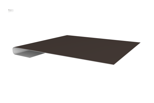 Планка завершающая 0,5 Drap TX RR 32 темно-коричневый (3м)