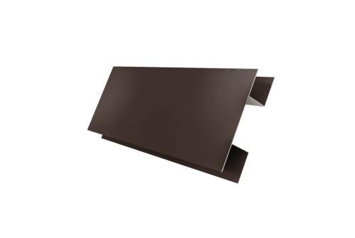 Планка H-образная стыковочная сложная 0,5 Drap TX RAL 8017 шоколад (2м)
