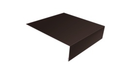 Планка лобовая/околооконная простая 190х50 0,5 Satin Matt RR 32 темно-коричневый (3м)