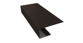 J-Профиль 18мм 0,45 Drap ST RR 32 темно-коричневый (2м)