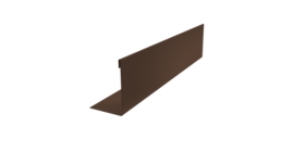 Нащельник 125 Texas 25х35 0,45 PE-Double RAL 8017 шоколад (L2,0)