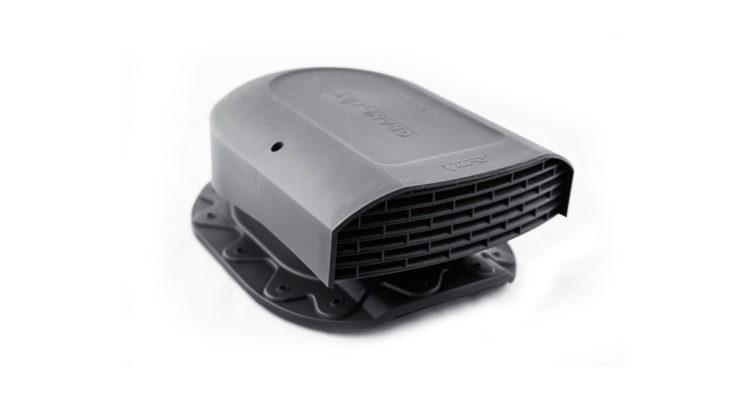 Вентиль кровельный Kredo Grand Line - KTV серый