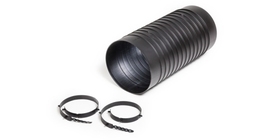 Патрубок монтажный Vilpe Ross 160 черный