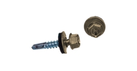 Саморез по металлу Daxmer 5,5х25 RAL 1014 (250) сверло №3