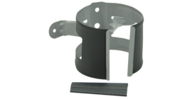 Кронштейн трубы на дерево GL PE Matt 90 мм RAL 7024 мокрый асфальт